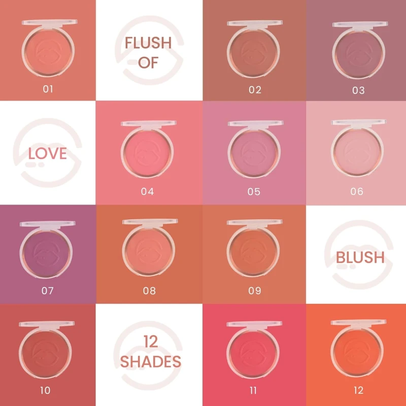 MARS Flush of Love Face Blusher | Highly Pigmented & Easy to Blend | Lightweight & Natural Finish (8.0 gm) (Shade-06) thumbnail 6